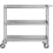 Amgood Utility Cart, Stainless Steel, 3 Shelves Shelves, 33" L, 21" W CART-TUC-2133-Z - alternate 6